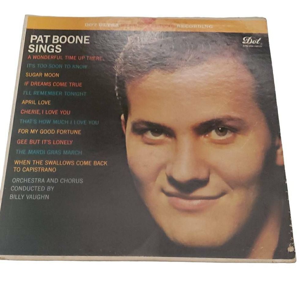 Pat Boone Sings Vinyl Record‎